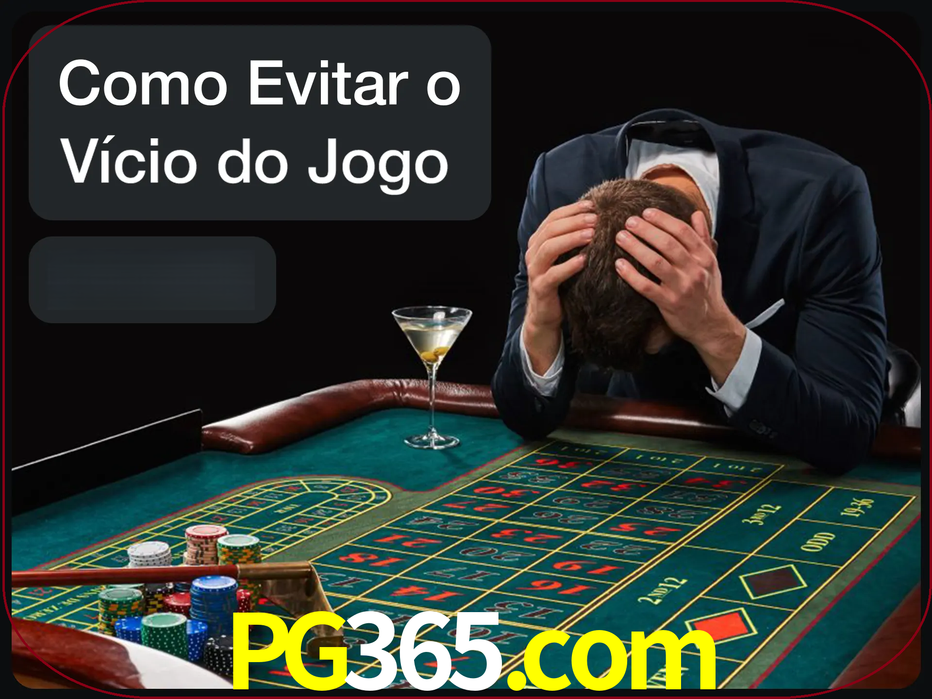 Você é responsável por cada uma de suas apostas.